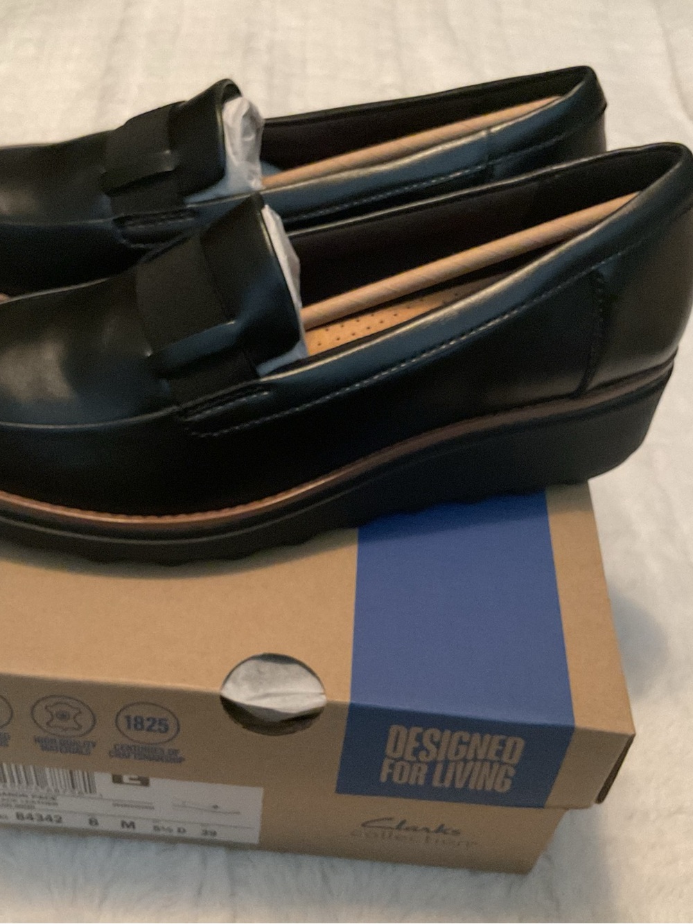 Women Black Platform Loafers
